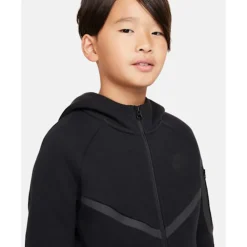 Clearance Nike Older Kids Tech Fleece Hoodie Black
