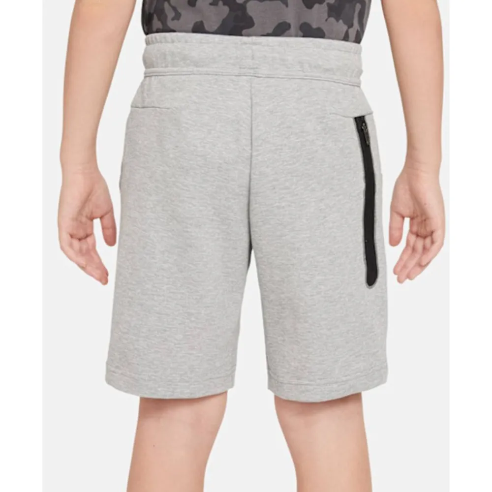 Fashion Nike Older Kids Tech Fleece Shorts Grey
