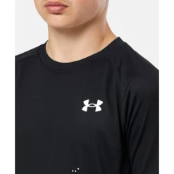 New Under Armour Older Kids Tech Graphic T-Shirt Black