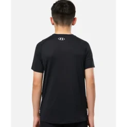 New Under Armour Older Kids Tech Graphic T-Shirt Black
