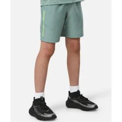 New Under Armour Older Kids Tech Woven Wordmark Shorts Green