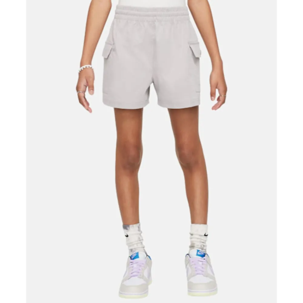 Discount Nike Older Kids Woven Cargo Shorts Cream