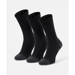 Best Under Armour Tech 3 Pack Crew Socks Black