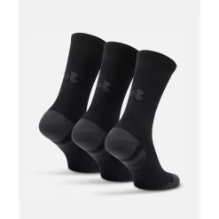Best Under Armour Tech 3 Pack Crew Socks Black