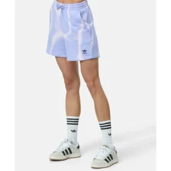 Sale adidas Originals Womens Adicolor Water Shorts Purple