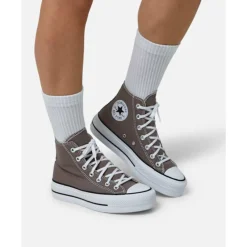 Discount Converse Womens All Star Lift Platform Brown