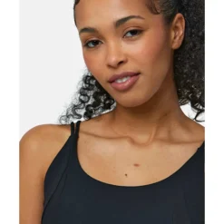 Sale Monterrain Womens Altitude 2.0 Strappy Cropped Tank Top Black
