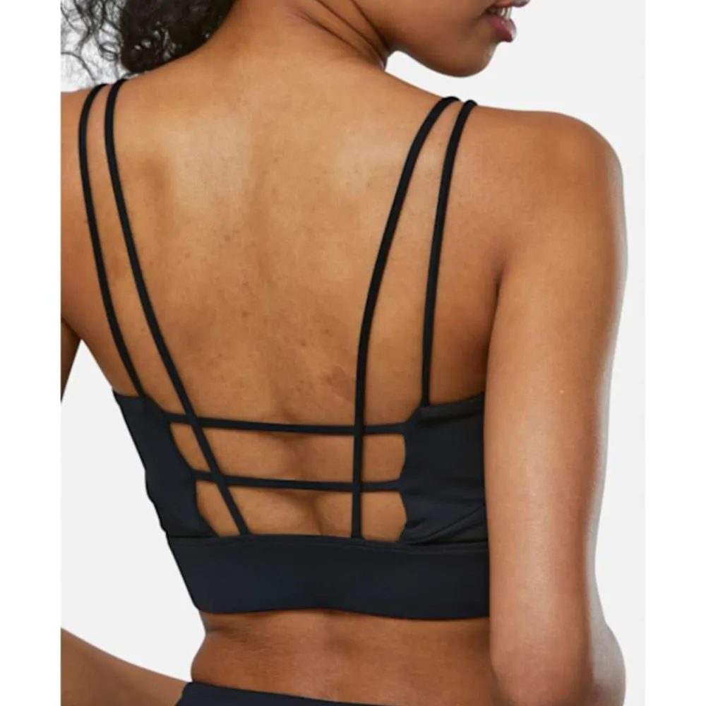 Sale Monterrain Womens Altitude 2.0 Strappy Cropped Tank Top Black