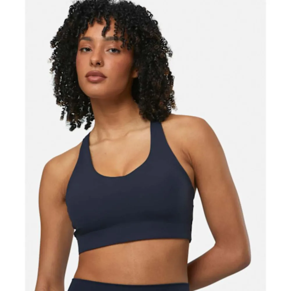 Sale Gym+Coffee Womens Aurora Light Support Sports Bra Navy