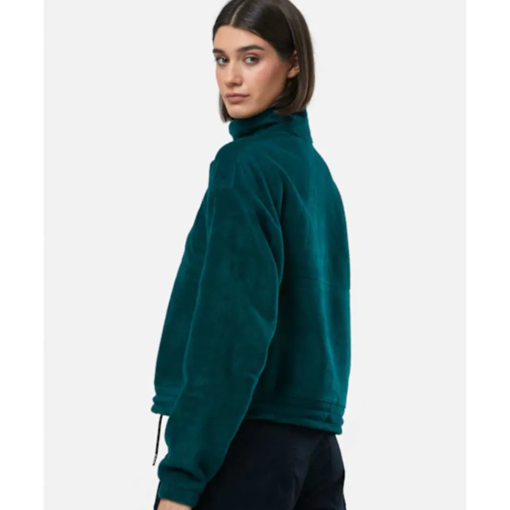 Sale Columbia Womens Brushy Bay Half Zip Top Green