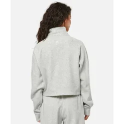 Fashion 4TH ARQ Womens Casey Half Zip Top Grey