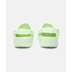 Sale Crocs Womens Classic Floral Cut Clog Green