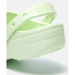Sale Crocs Womens Classic Floral Cut Clog Green