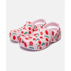 Discount Crocs Womens Classic Graphic Clog Pink