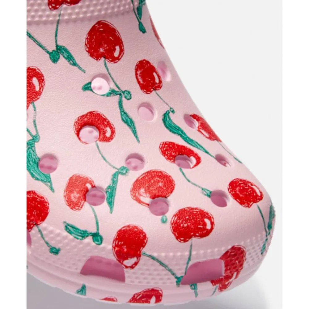 Discount Crocs Womens Classic Graphic Clog Pink