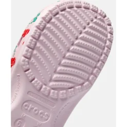 Discount Crocs Womens Classic Graphic Clog Pink