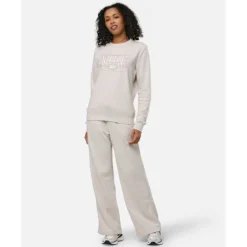 Online Nike Womens Club Fleece Crew Neck Sweatshirt Cream
