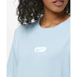 Clearance Nike Womens Club Swoosh T-Shirt Blue