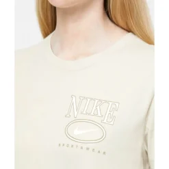 Fashion Nike Womens Club T-Shirt Cream
