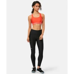 New Under Armour Womens Crossback Medium Support Sports Bra Orange