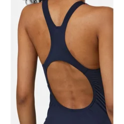Outlet Speedo Womens Digital Printed Medalist Swimsuit Navy