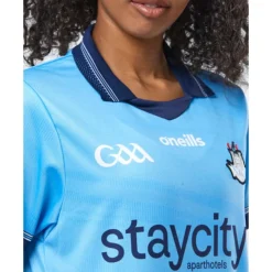Discount O'Neills Womens Dublin 24/25 Home Jersey Blue