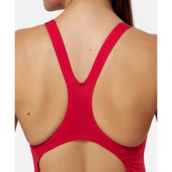Clearance Speedo Womens Eco Endurance+ Medalist Swimsuit Red