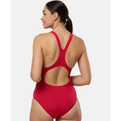 Clearance Speedo Womens Eco Endurance+ Medalist Swimsuit Red