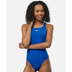 Sale Speedo Womens Endurance+ Medalist Swimsuit Blue