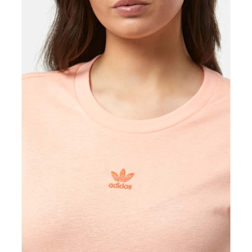 Discount adidas Originals Womens Essentials Slim T-Shirt Pink