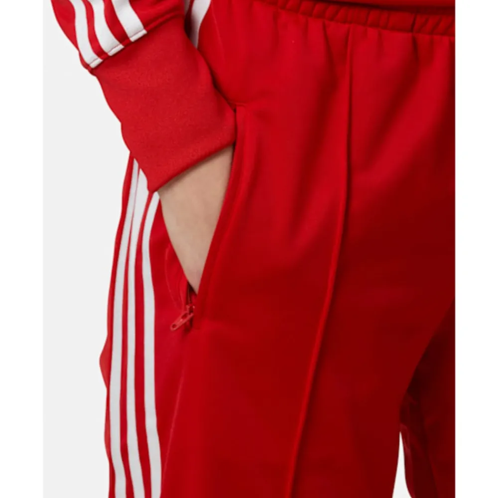 Hot adidas Originals Womens Firebird Slim Track Pants Red