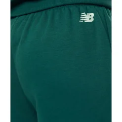 Hot New Balance Womens Fleece Graphic Joggers Green
