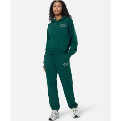 Hot New Balance Womens Fleece Graphic Joggers Green