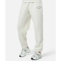 Clearance New Balance Womens Fleece Graphic Joggers Cream