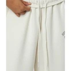 Clearance New Balance Womens Fleece Graphic Joggers Cream