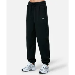 Outlet New Balance Womens Fleece Joggers Black