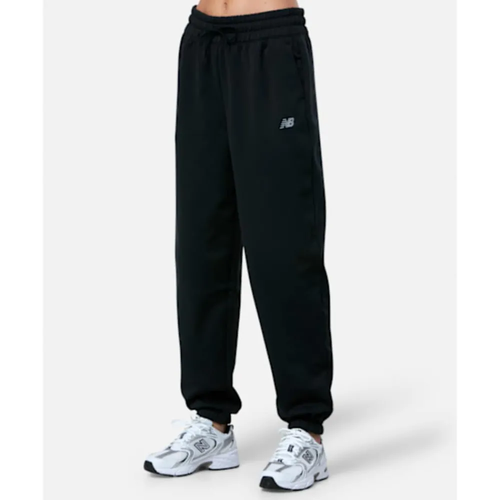 Outlet New Balance Womens Fleece Joggers Black