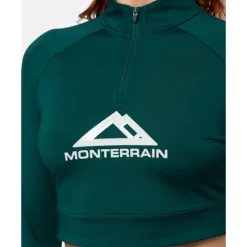 Sale Monterrain Womens Glide Half Zip Top Green