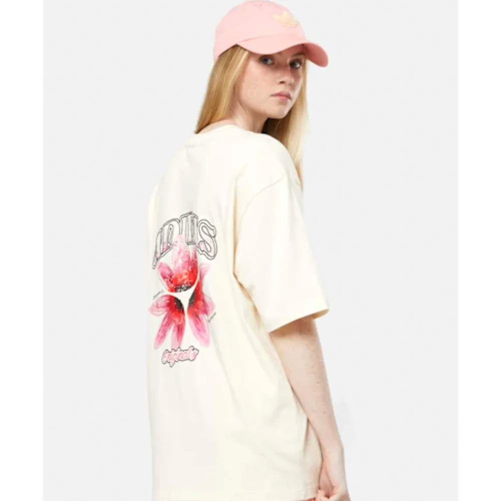 Best adidas Originals Womens Graphic T-Shirt Cream
