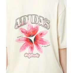 Best adidas Originals Womens Graphic T-Shirt Cream
