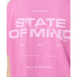 Discount Monterrain Womens Graphic T-Shirt Pink