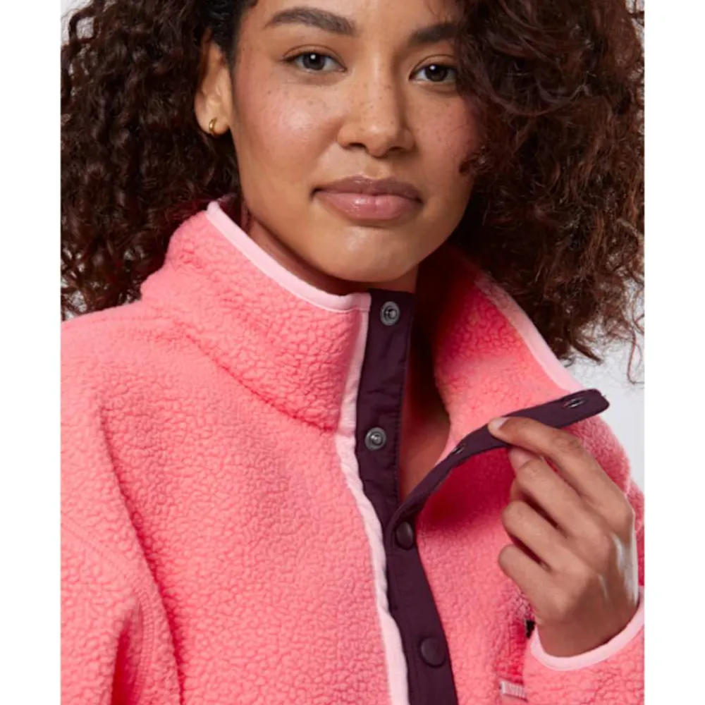 Online Columbia Womens Helvetia Half Snap Top Pink