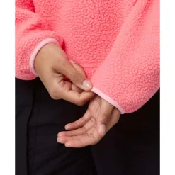 Online Columbia Womens Helvetia Half Snap Top Pink