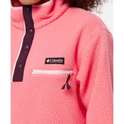 Online Columbia Womens Helvetia Half Snap Top Pink