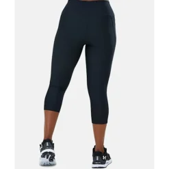 Clearance Under Armour Womens High Rise Capri Leggings Black