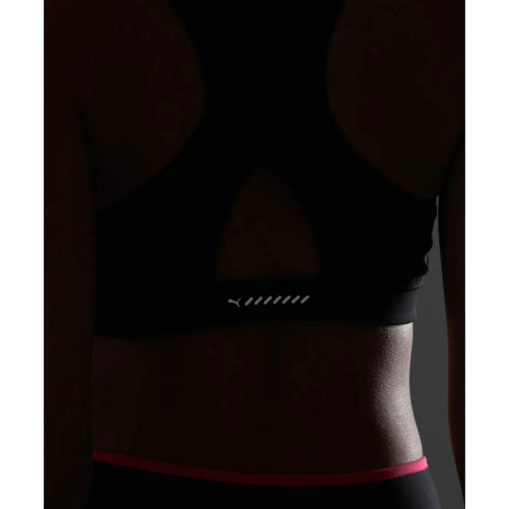 Clearance Puma Womens Hyrox 4Keeps Medium Support Sports Bra Black