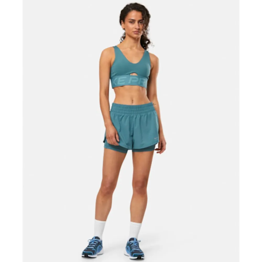 Fashion Nike Womens 2-in-1 3 Inch Shorts Blue