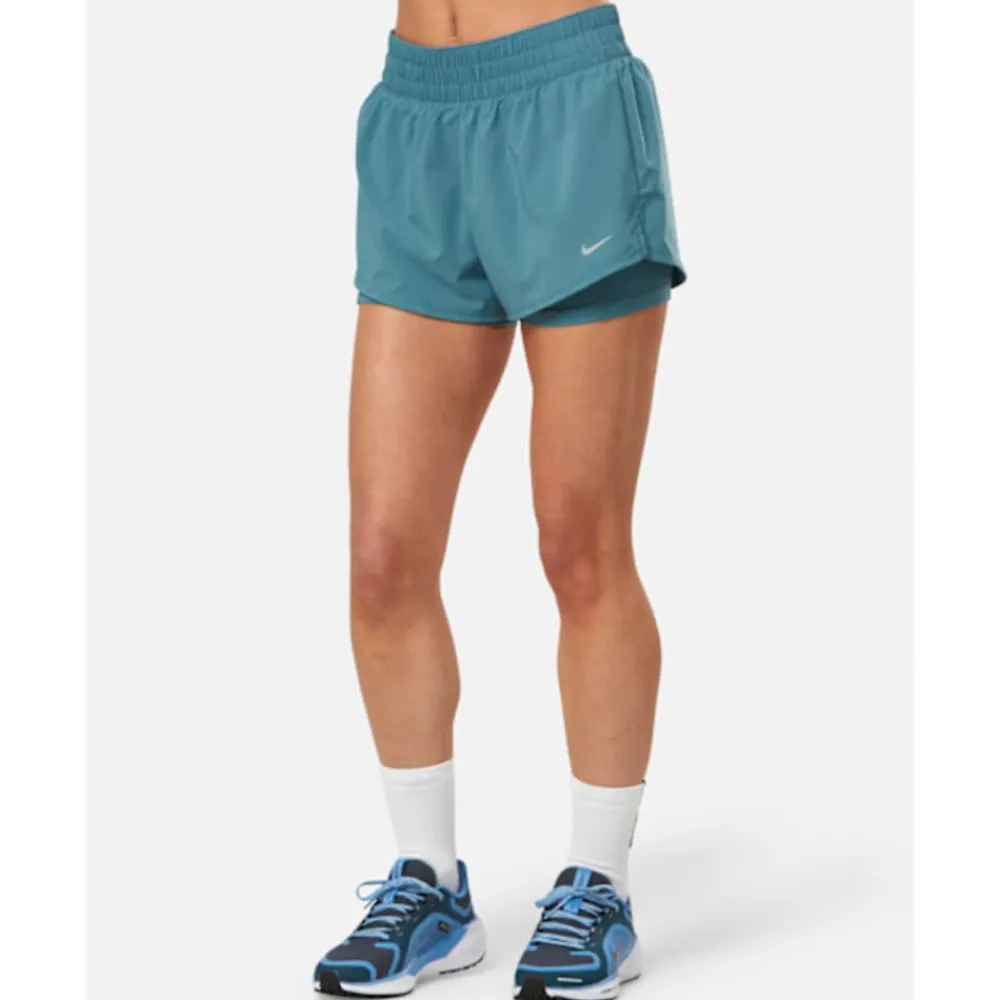 Fashion Nike Womens 2-in-1 3 Inch Shorts Blue