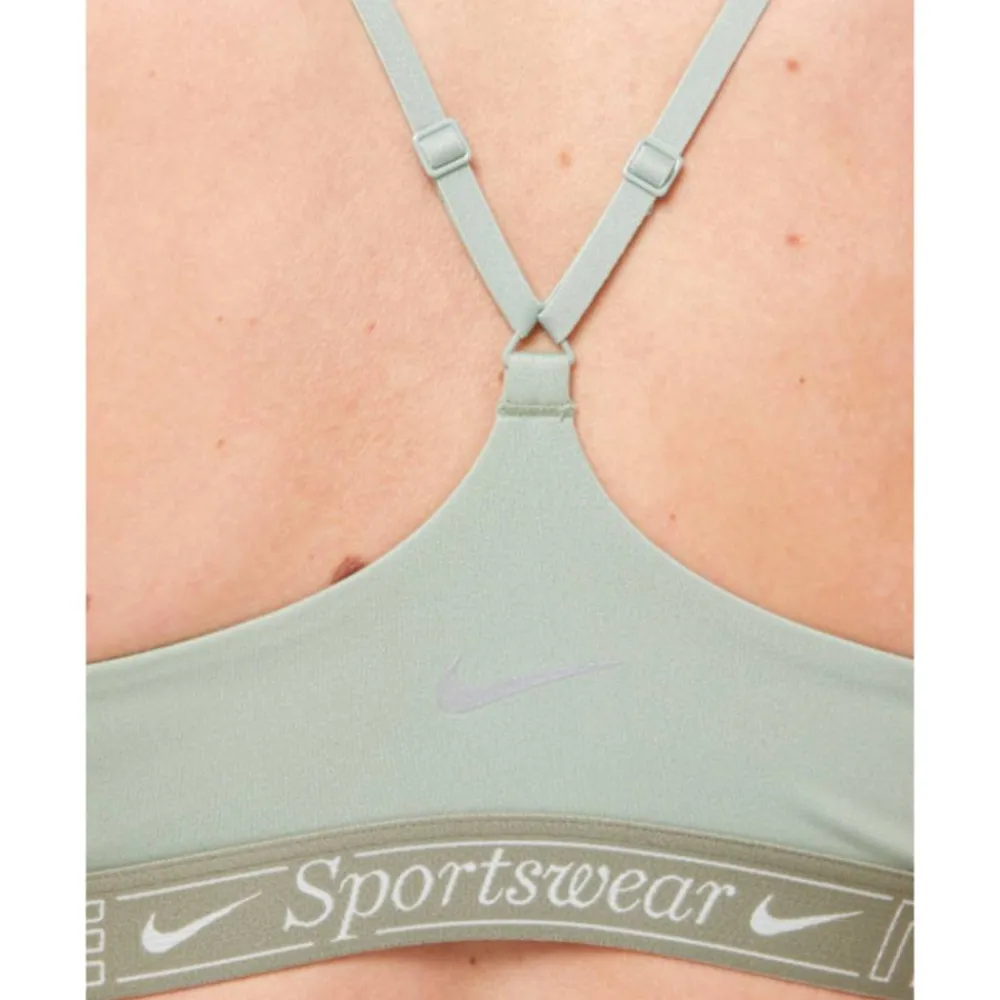 Outlet Nike Womens Indy Light Support Sports Bra Green