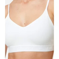 Outlet Nike Womens Indy Light Support Sports Bra White